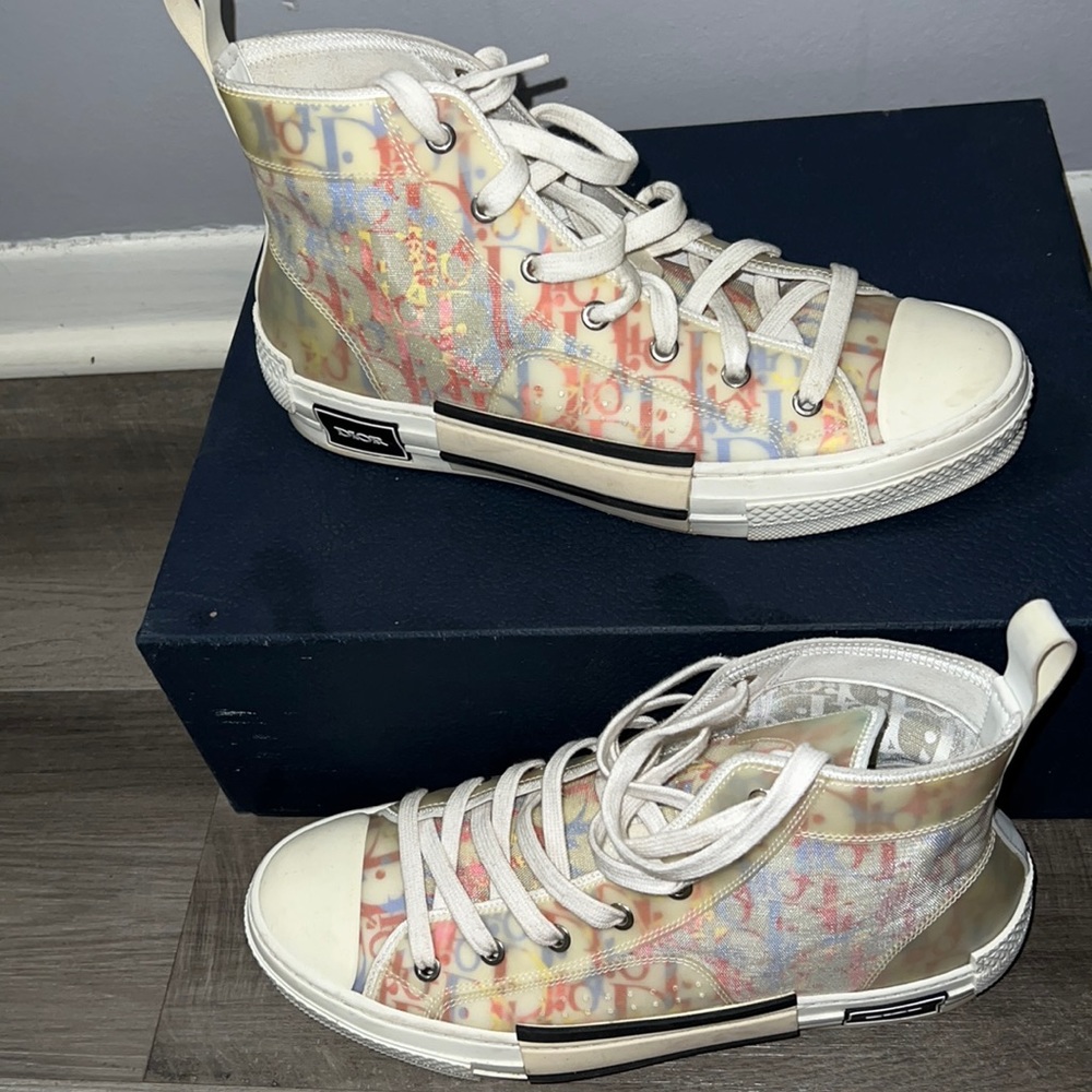 Mens Dior High Top Sneakers - Picture 6 of 9